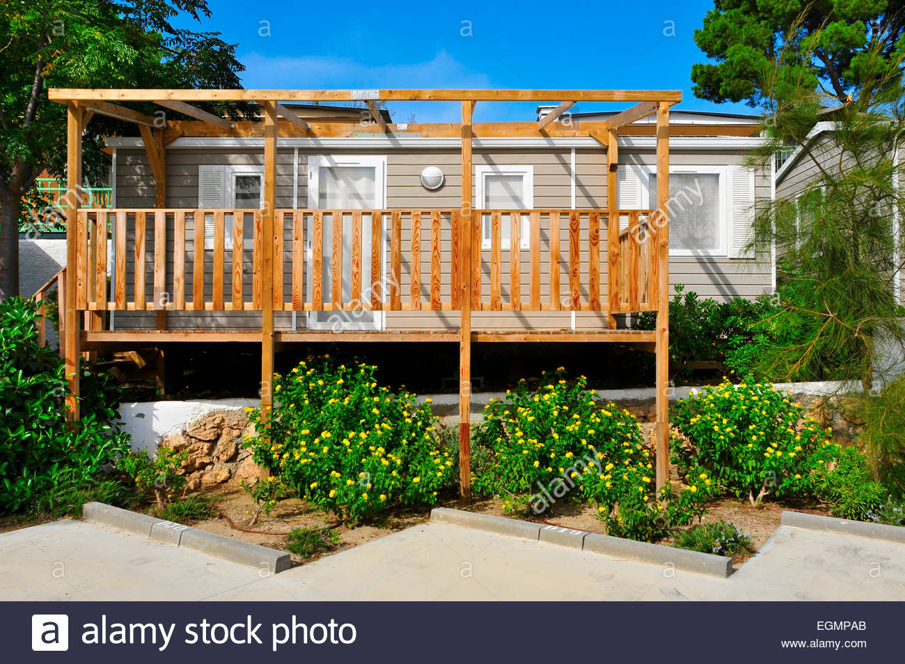 wooden veranda design