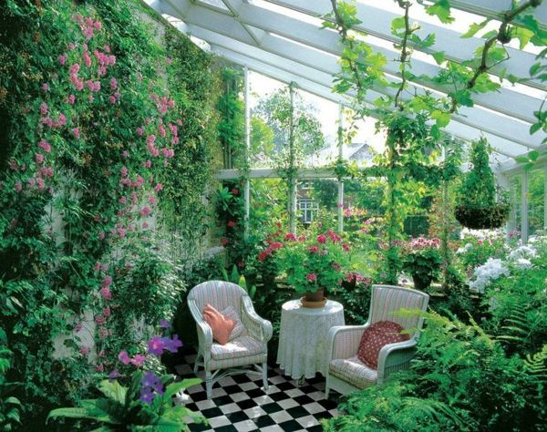 amenagement veranda jardin