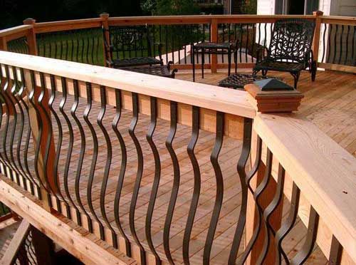 veranda stair rail kit - baroque balusters