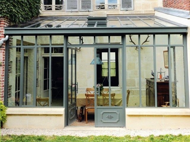 veranda avec mur plein