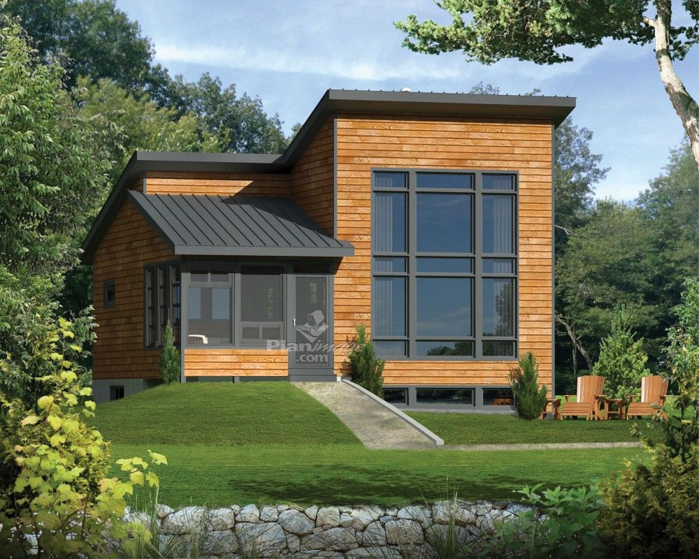 veranda bois chalet
