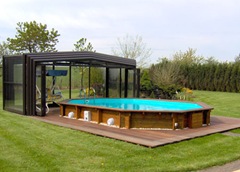 veranda pour piscine hors sol