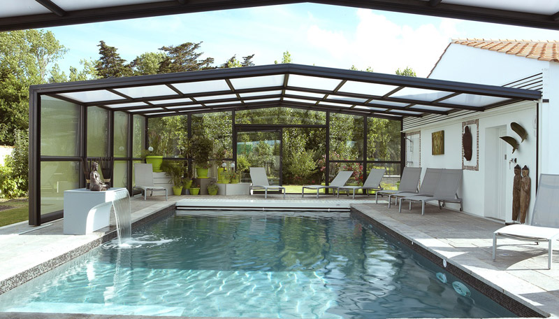 veranda telescopique pour piscine