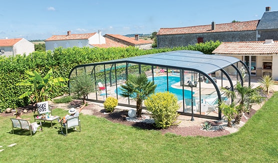 veranda rideau abri de piscine