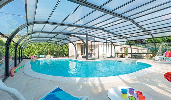 veranda piscine rideau