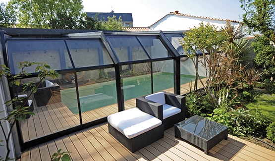veranda piscine rideau