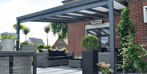 aluminium veranda inkorten
