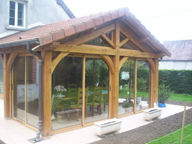 veranda bois auvergne