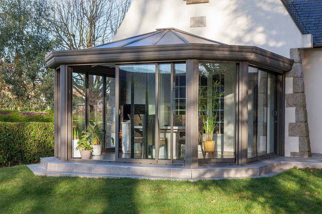 veranda aluminium victorienne