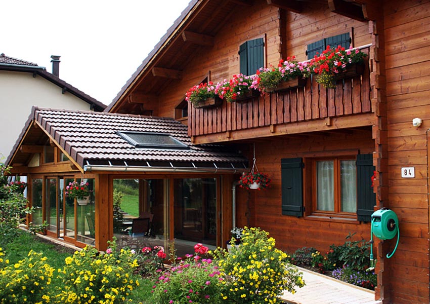 extension chalet veranda
