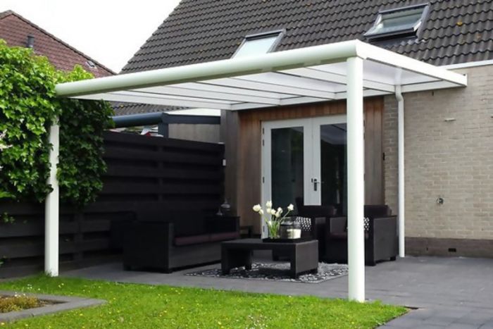 veranda in aluminium