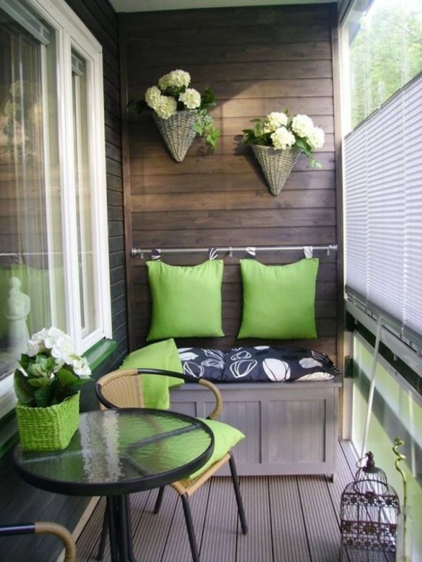 veranda sur petit balcon