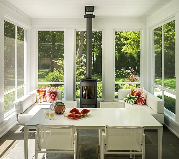 amenagement veranda contemporaine