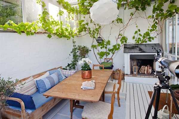 déco veranda vintage