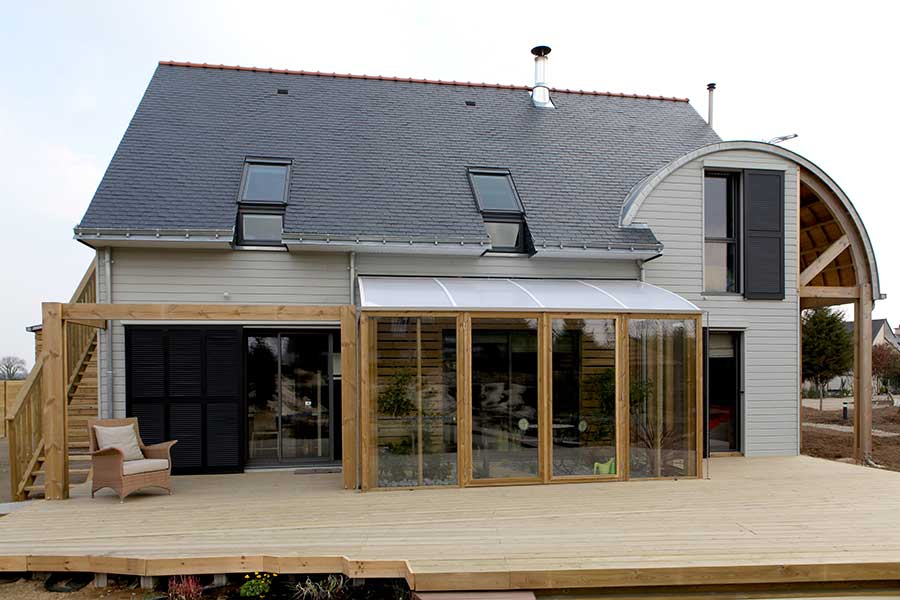 veranda bois finistere