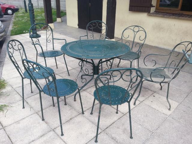 salon de veranda en fer forge