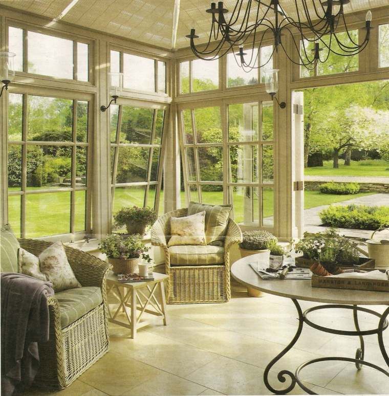mobilier de veranda en fer forge