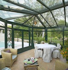 veranda adossee a la maison