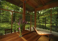 veranda en moustiquaire