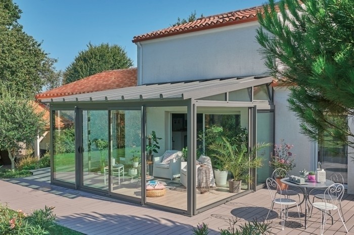 veranda en acier galvanisÃ©