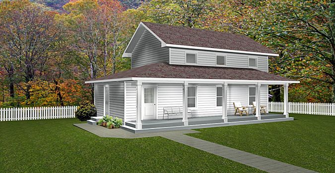 veranda country home