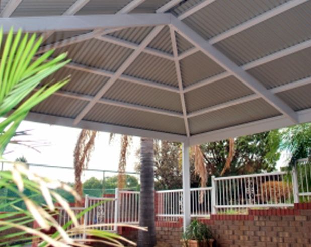 metal roof verandah