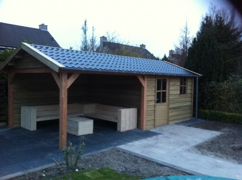 tuinhuis veranda garage