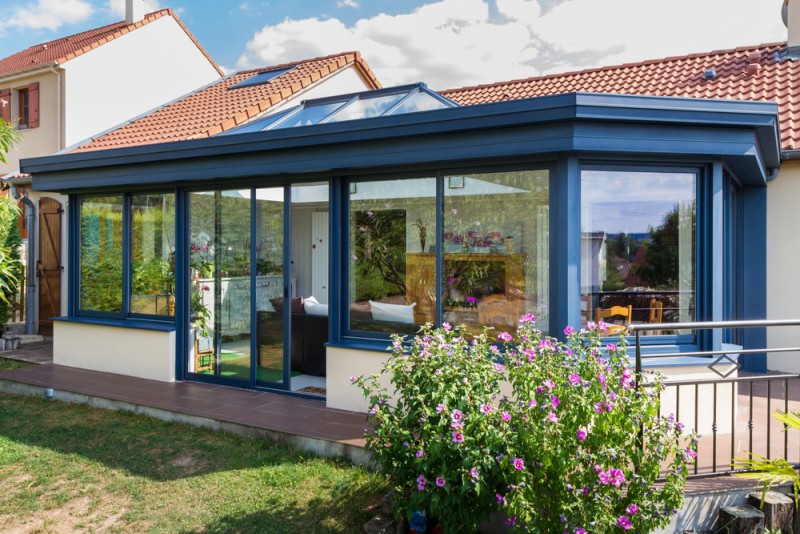 vÃ©randa en aluminium thermolaquÃ©
