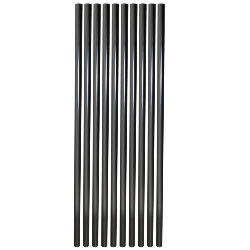 veranda round metal balusters
