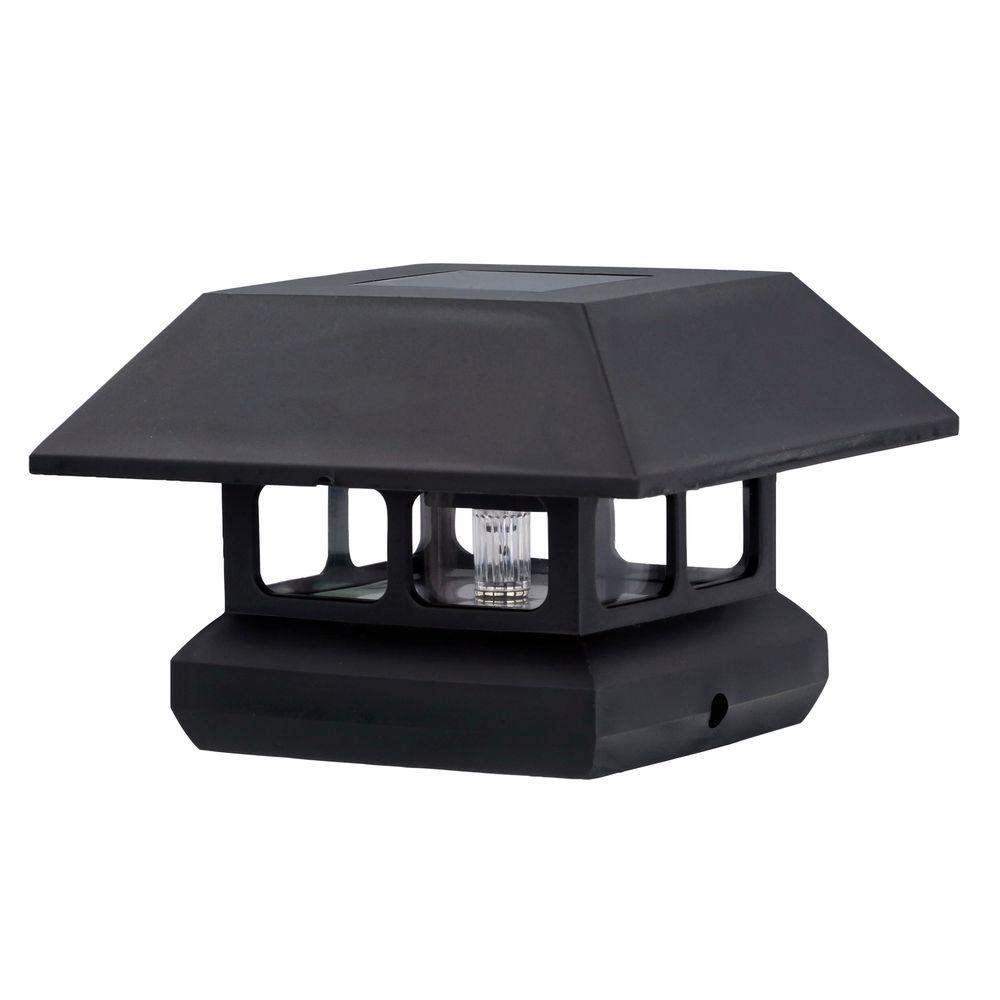 veranda lighted post caps