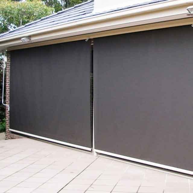 retractable verandah blinds