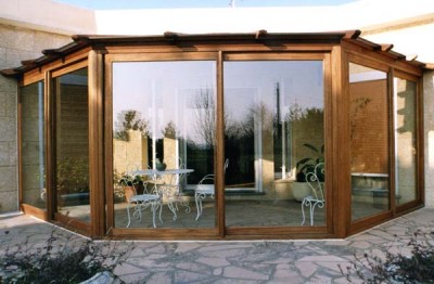 veranda en lamellÃ© collÃ©
