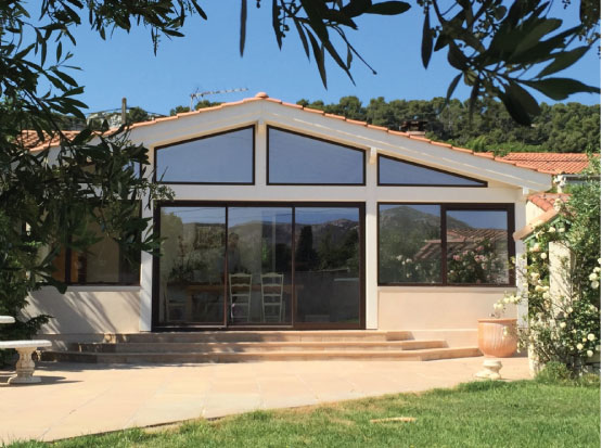 veranda bois bouches du rhone
