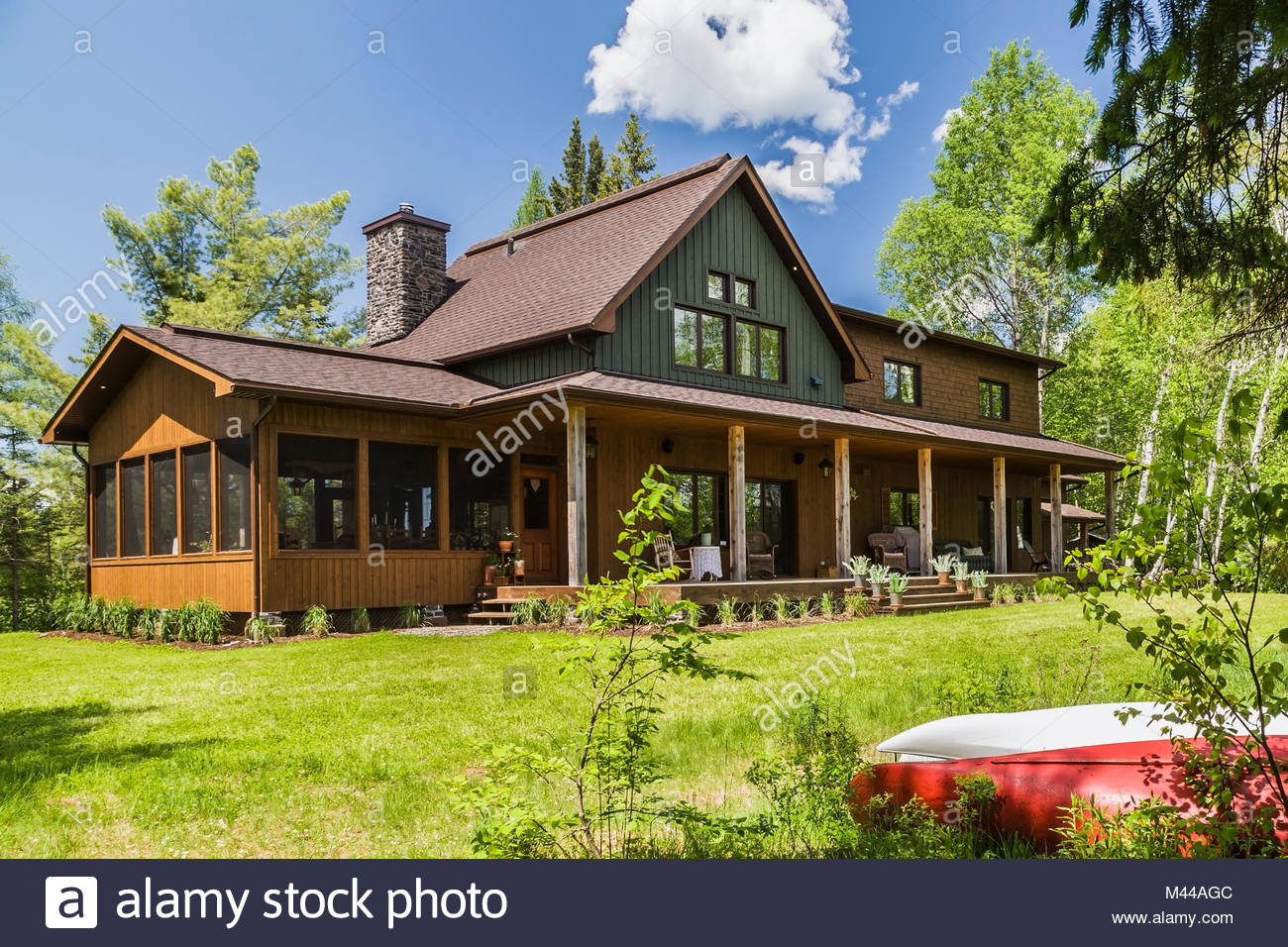 veranda maison campagne