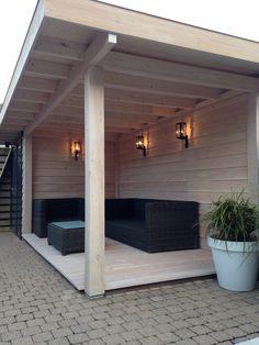veranda structure beton