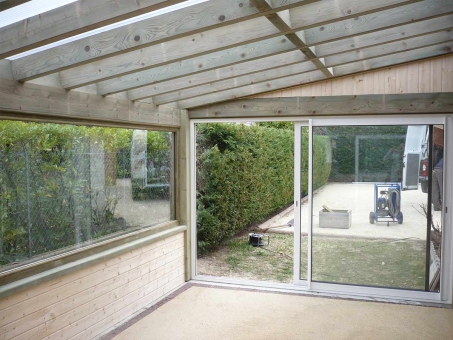 realiser une veranda en bois