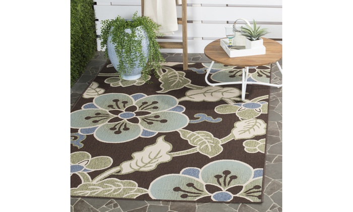 veranda floral area rug