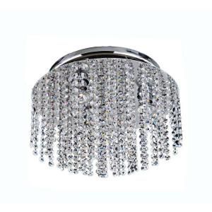 veranda 3 light ceiling silver pearl