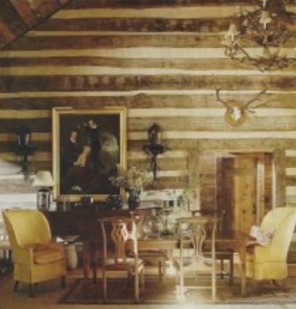 veranda magazine log cabin