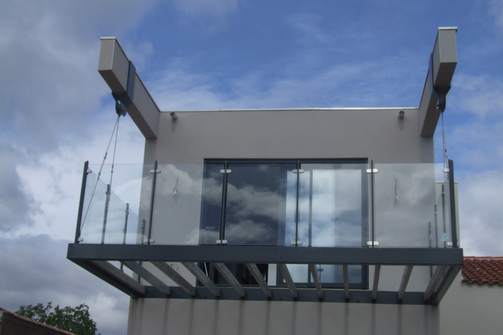 veranda terrasse suspendue