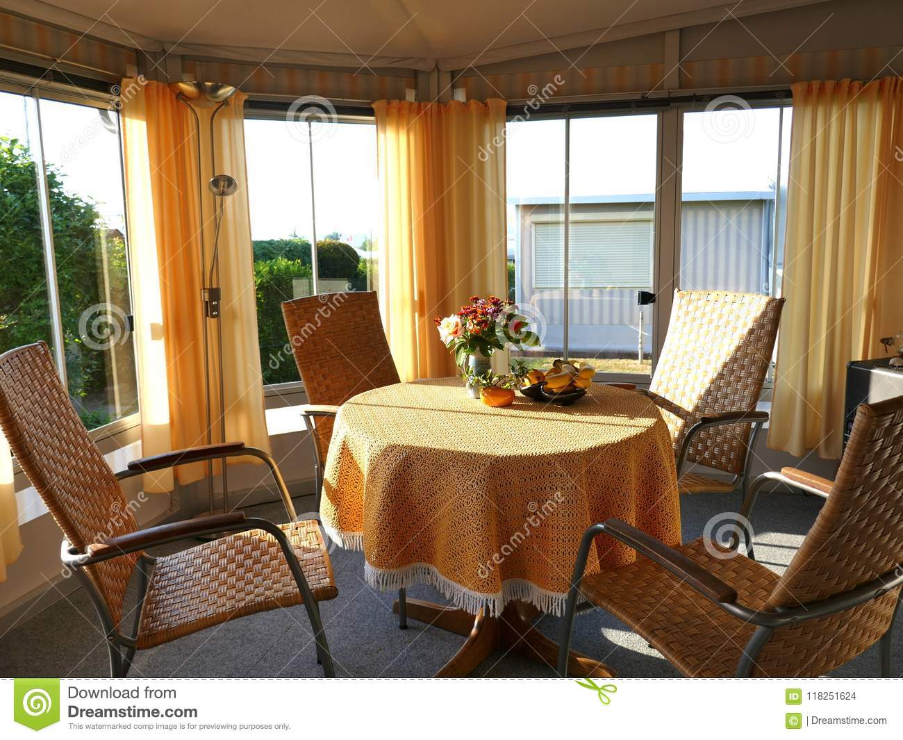 veranda caravane