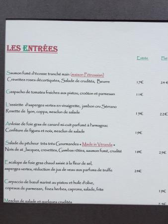 restaurant la veranda menerbes