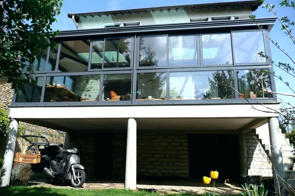 veranda terrasse suspendue