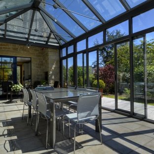 veranda metal et verre