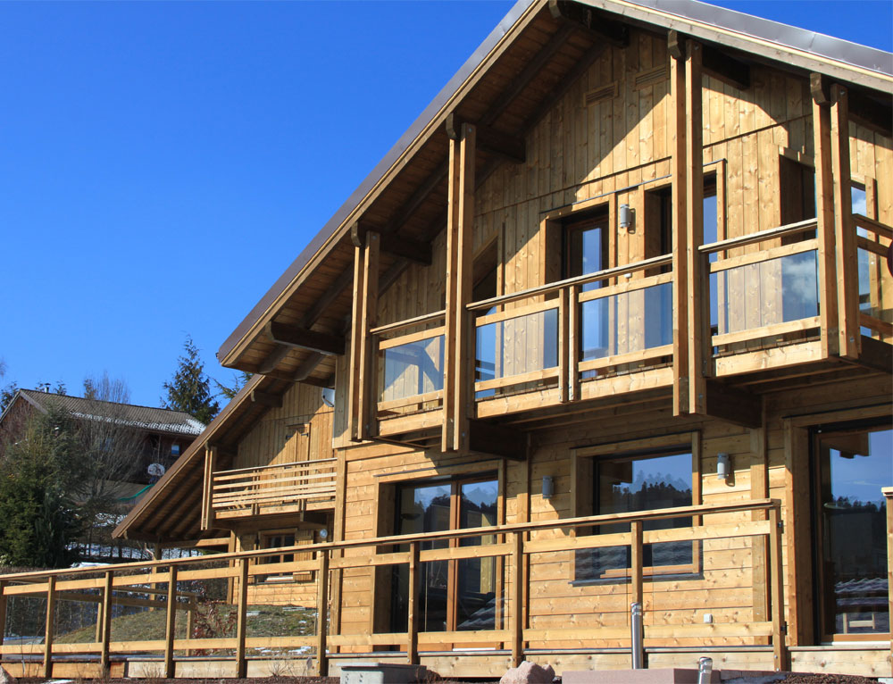 veranda bois vosges