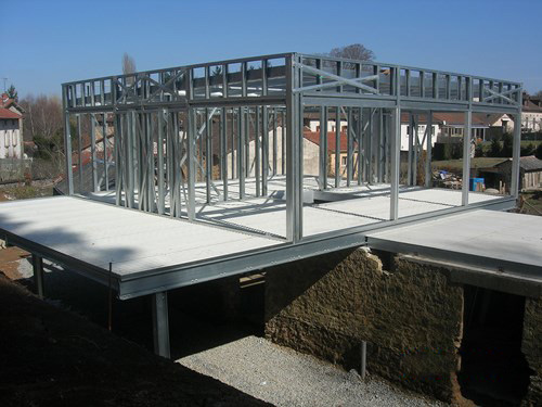 charpente metallique veranda