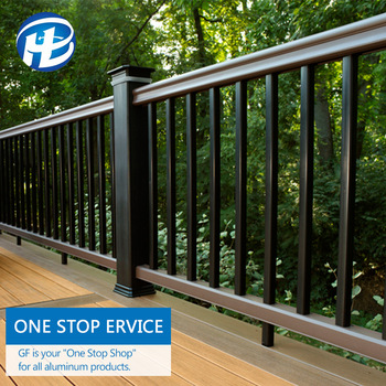 veranda round metal balusters