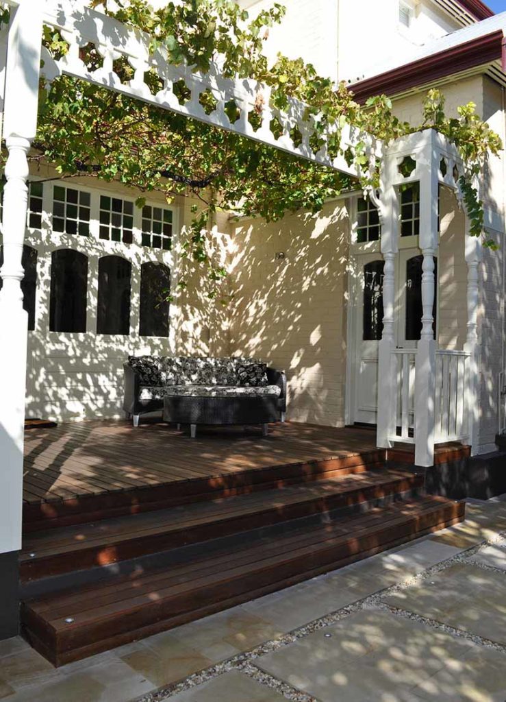 veranda garden design claremont