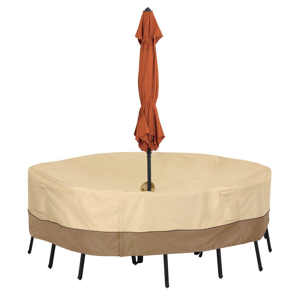 veranda x-large rectangular patio table and chair set cover