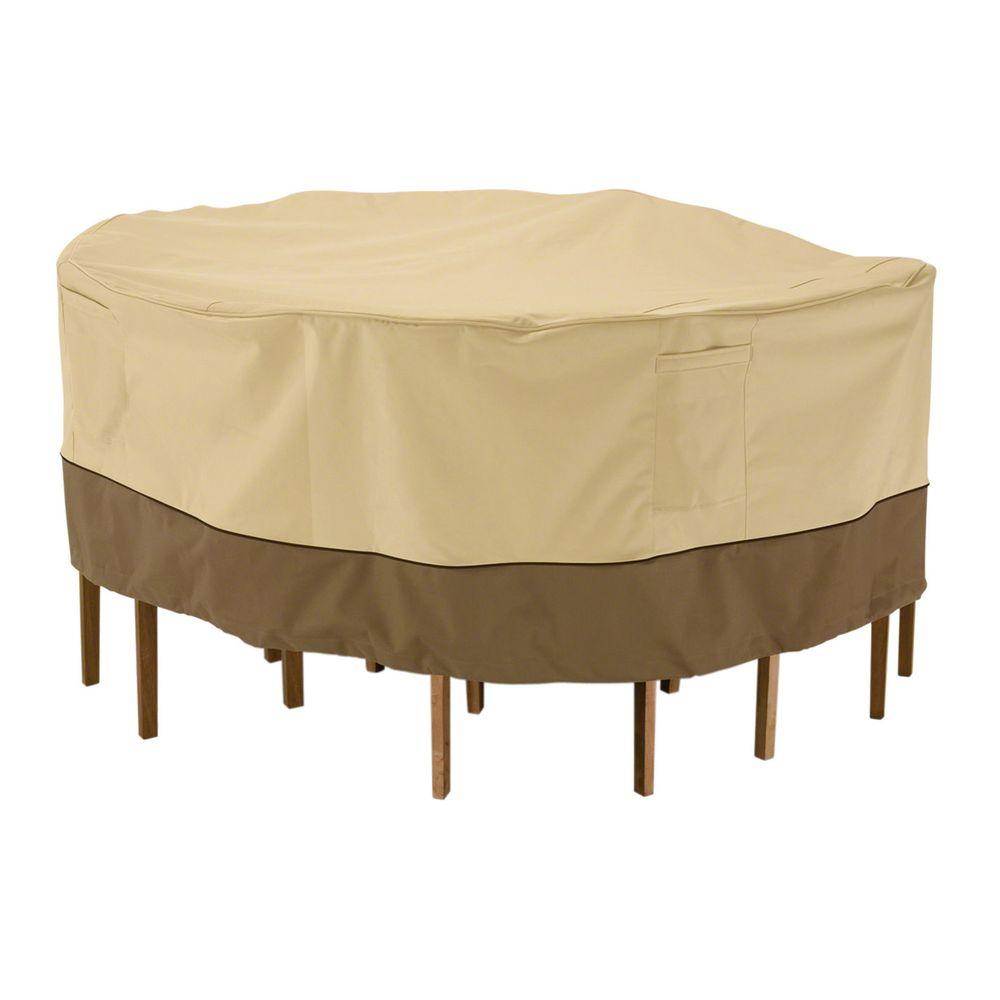 veranda x-large rectangular patio table and chair set cover